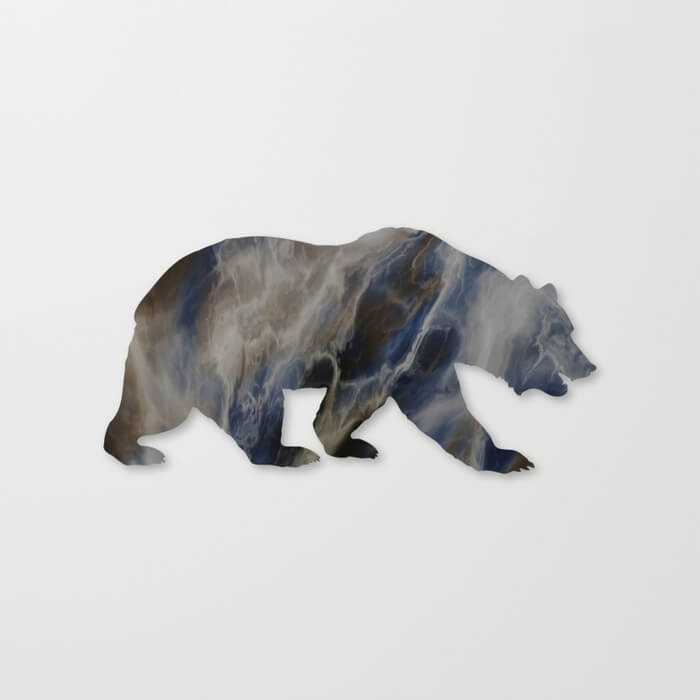 marble-bear-silhouette-canvas